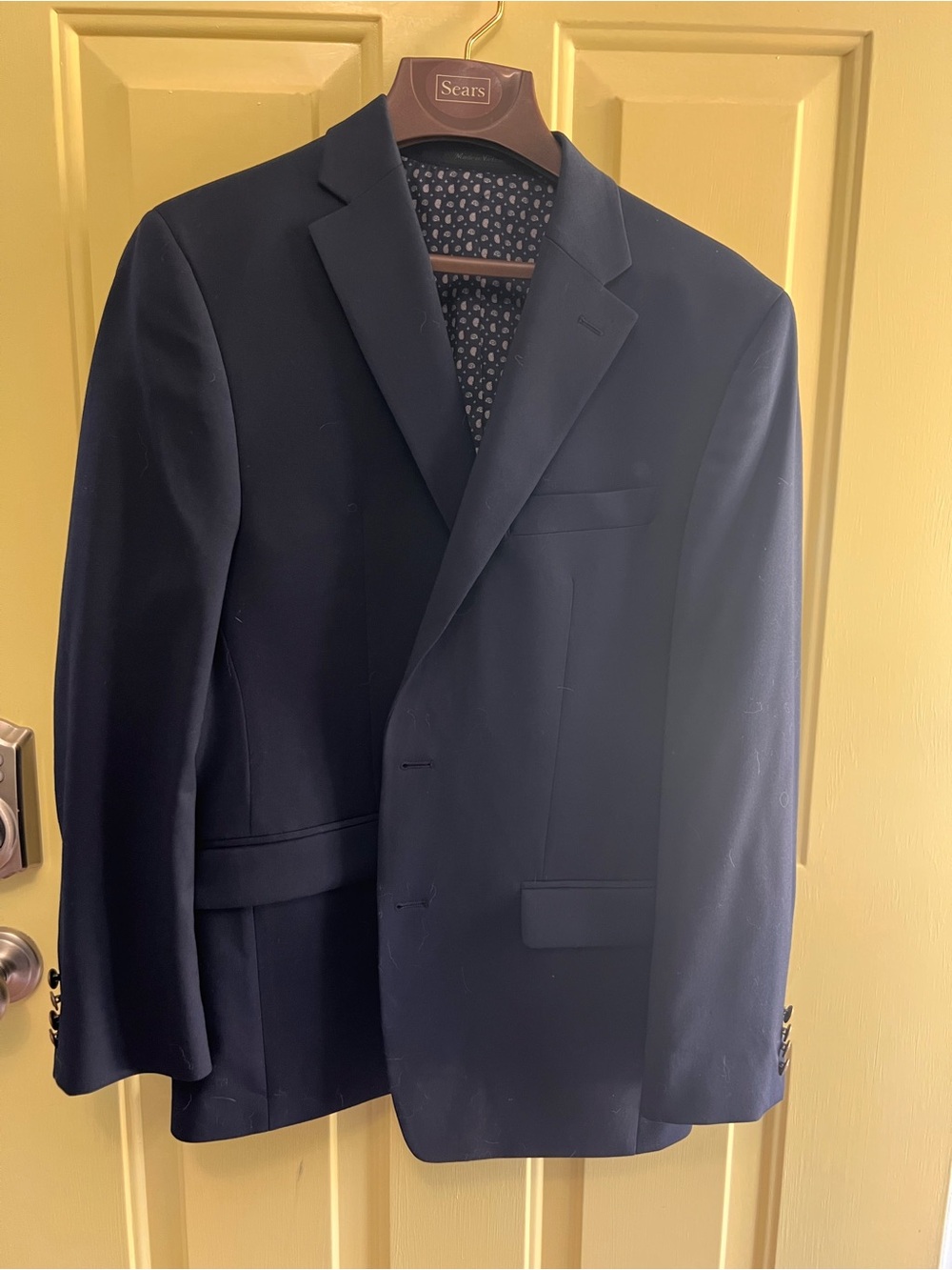 Men’s Ralph Lauren Chaps Navy Blue Lined Blazer 38R